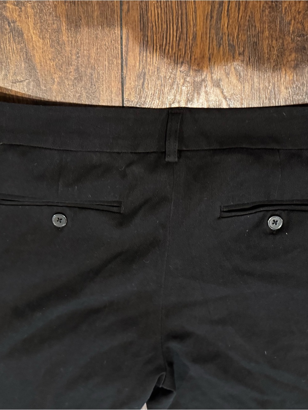 Dalia Collection Black Flare Knit Trousers - Picture 4 of 5